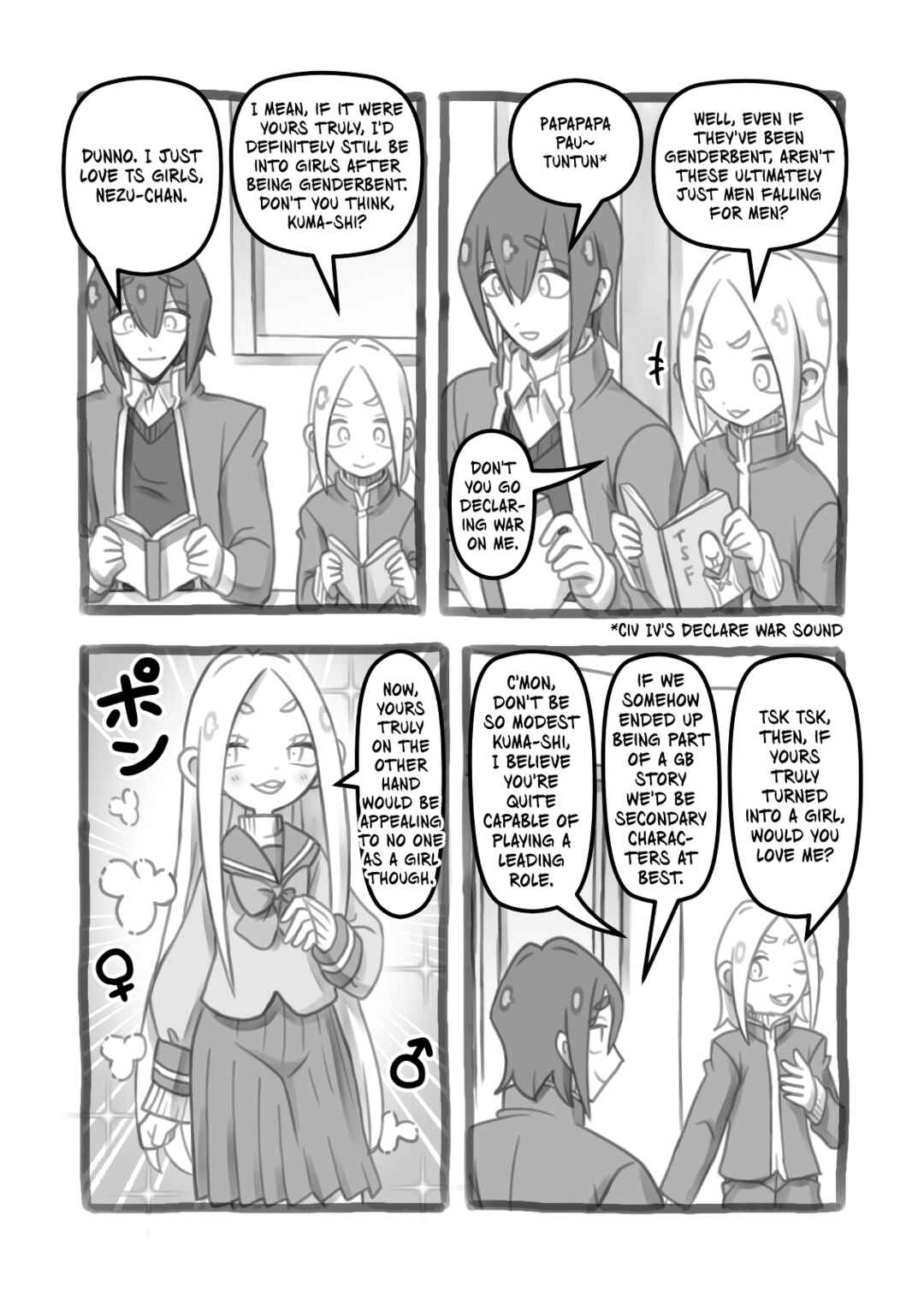Page 1 Chapter 1 I Can’t Believe Yours Truly Turned Into a Girl.