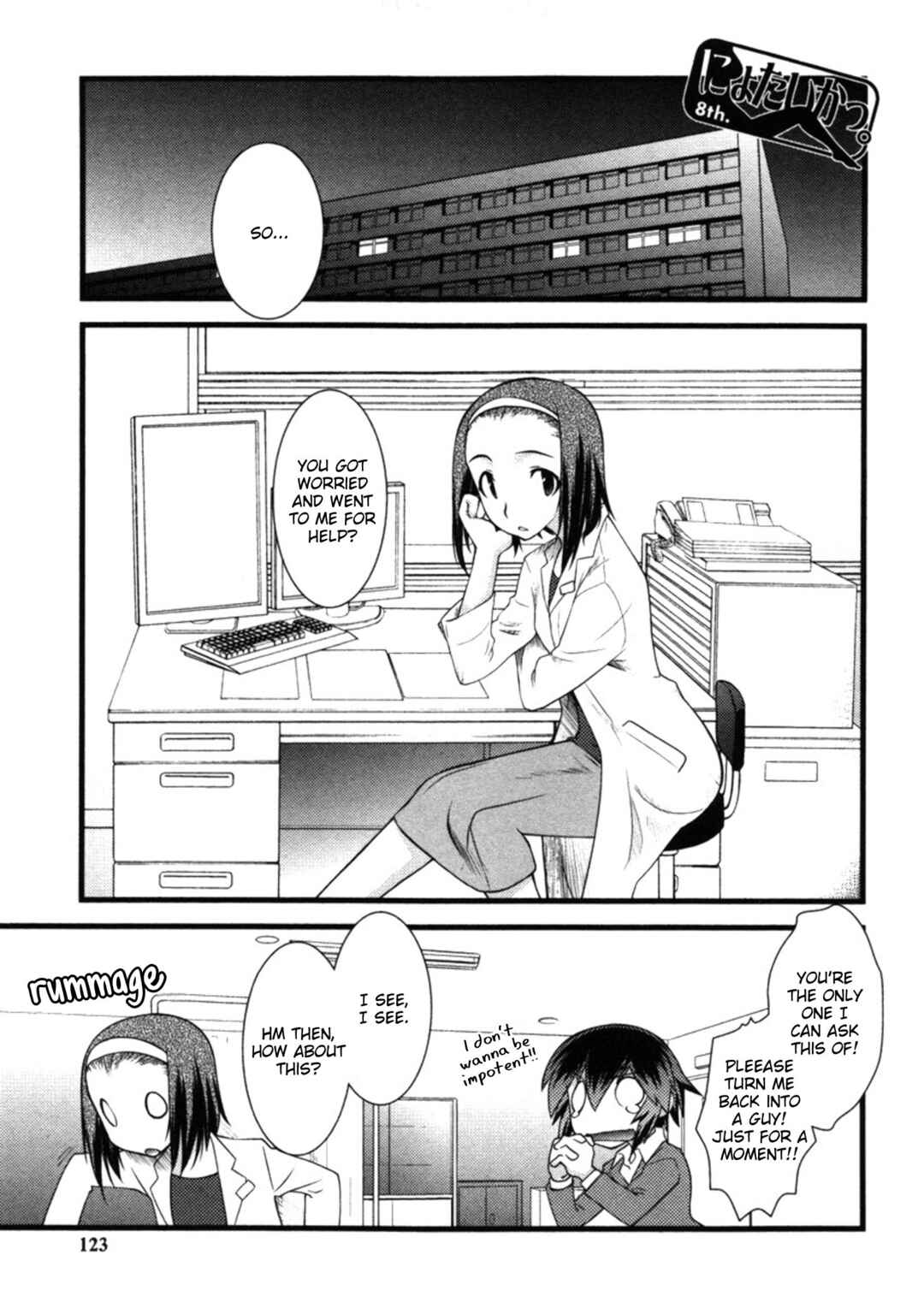 Page 1 Chapter 45 Nyotai-ka