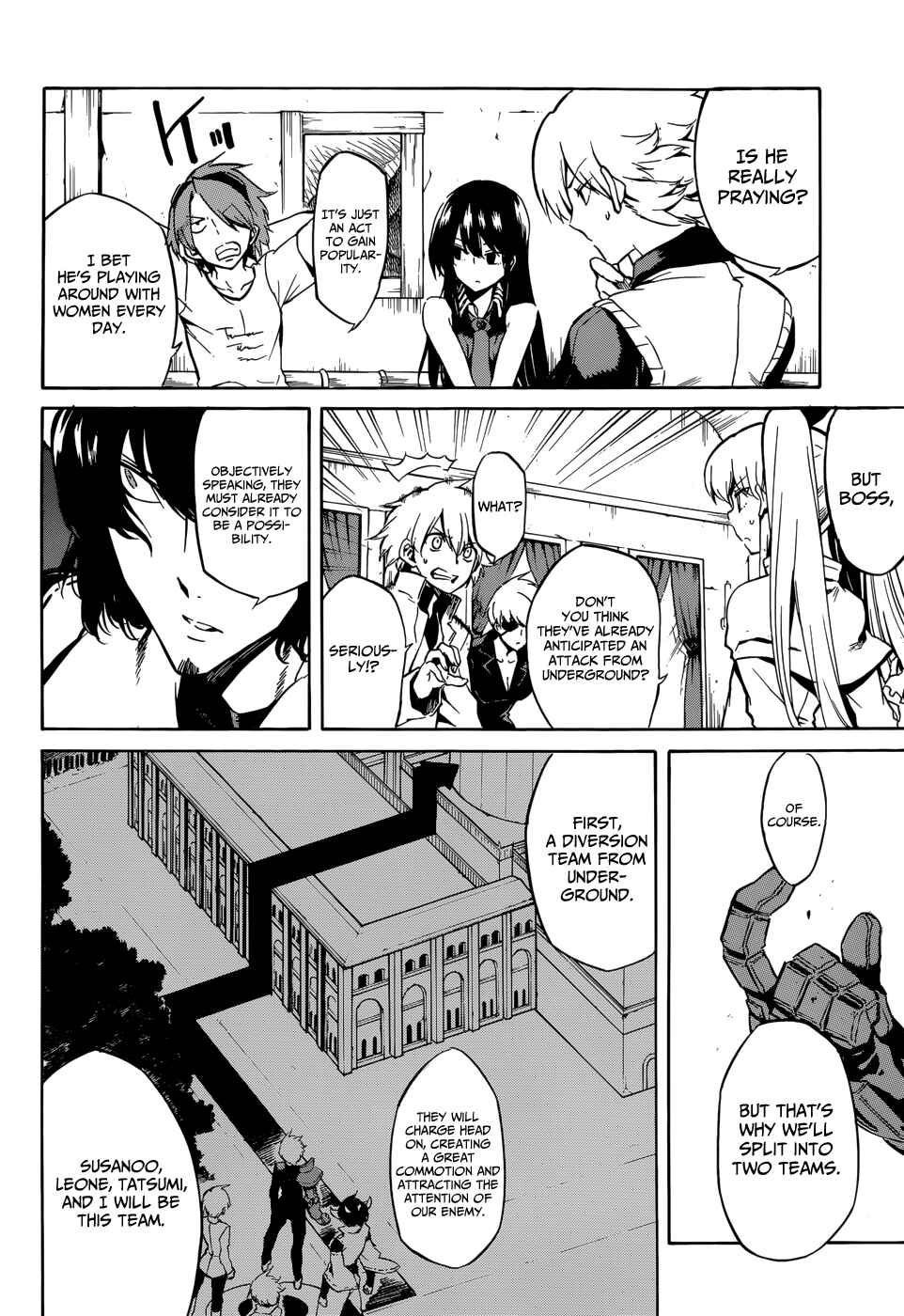 Page 12 Chapter 40 Akame ga KILL!