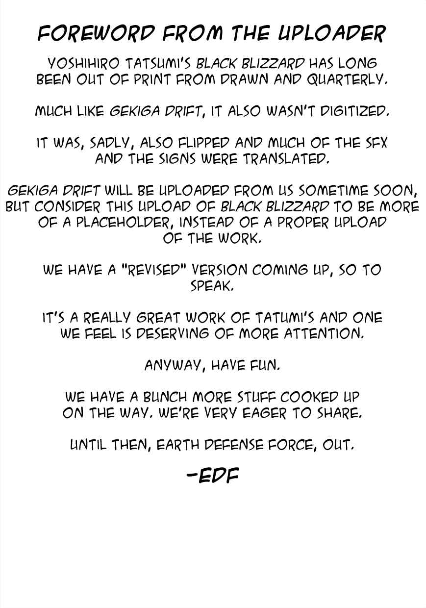 Page 1 Chapter 1 Black Blizzard