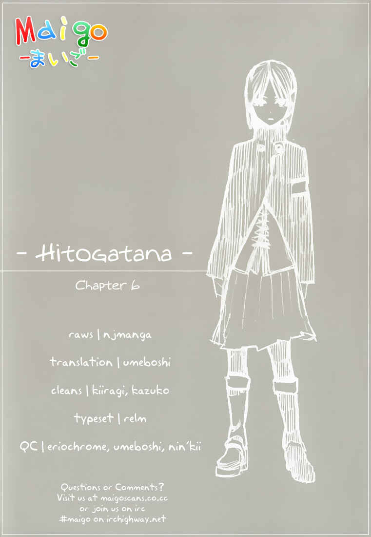 Page 31 Chapter 6 -Hitogatana-