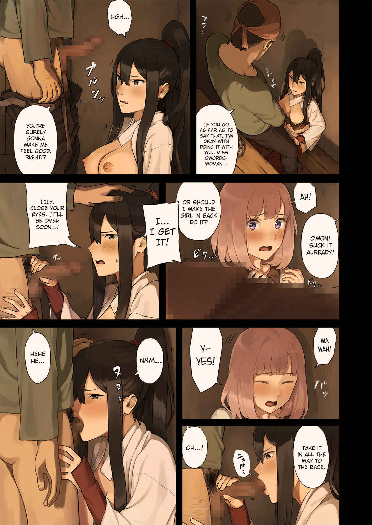 Page 12 Chapter Unknown_dcf7 Onna Boukensha-tachi ga Sabaku no Oasis ni Tachiyoru to...