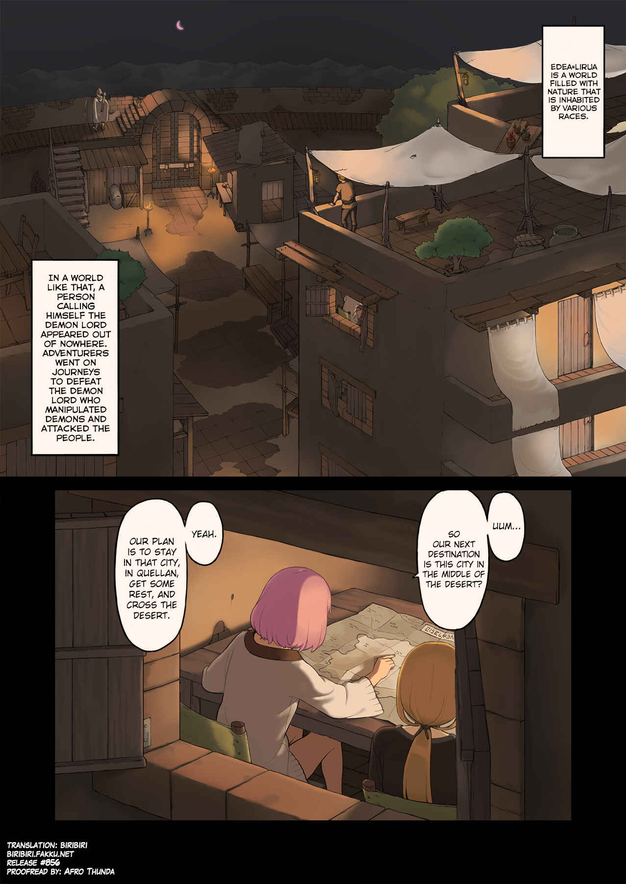 Page 2 Chapter Unknown_dcf7 Onna Boukensha-tachi ga Sabaku no Oasis ni Tachiyoru to...