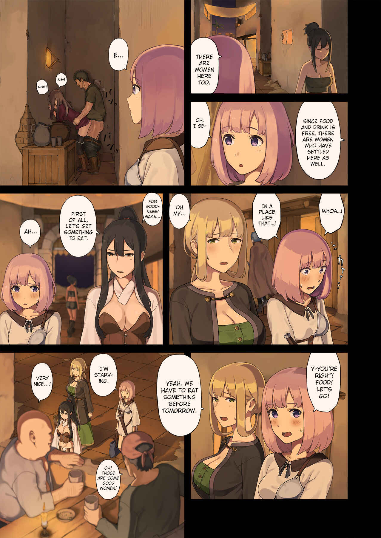 Page 8 Chapter Unknown_dcf7 Onna Boukensha-tachi ga Sabaku no Oasis ni Tachiyoru to...