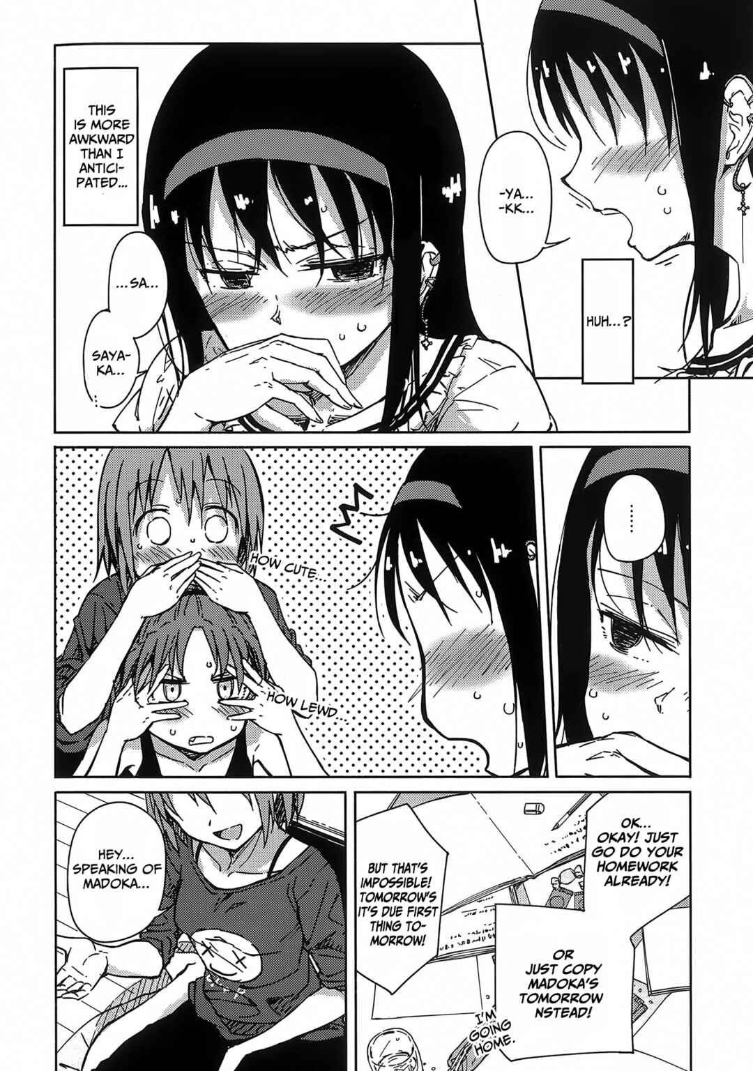 Page 19 Chapter Unknown_8839 Mahou Shoujo Madoka Magica - Onayami Akuma to Kawaranu Futari. (Doujinshi)