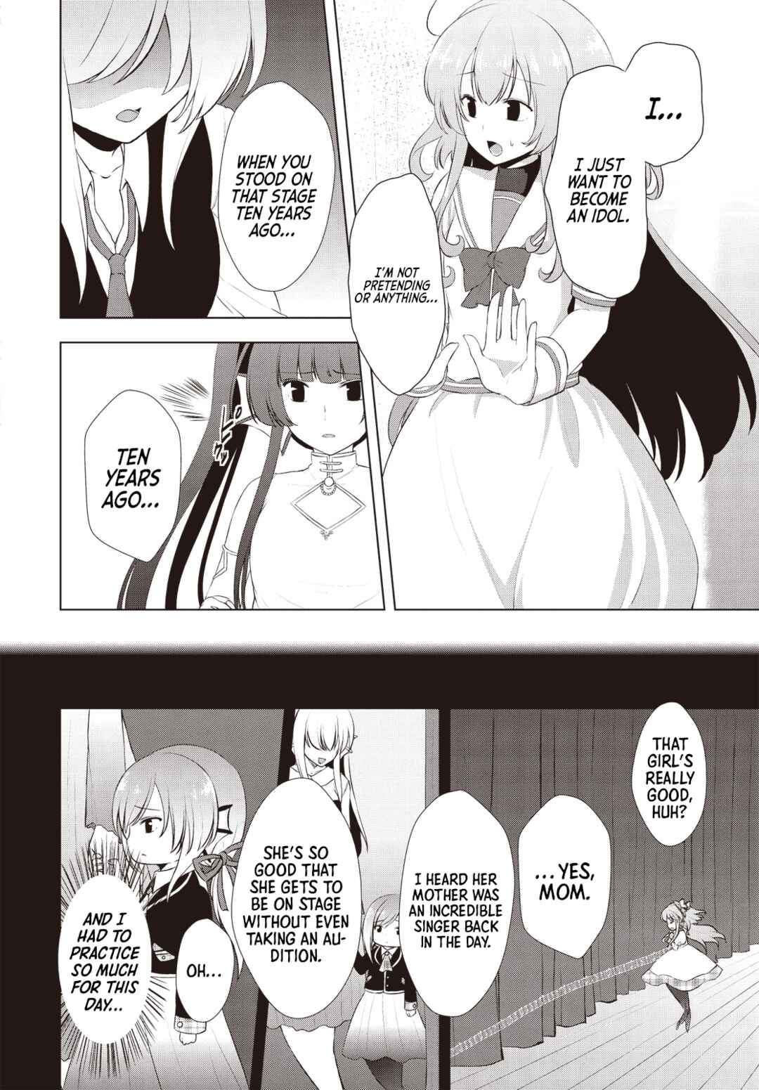 Page 4 Chapter 3 Bermuda △ Triangle: Karen on Stage ♪