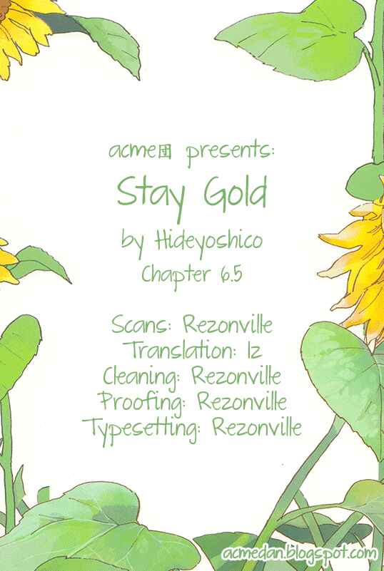 Page 1 Chapter 7.5 Stay Gold
