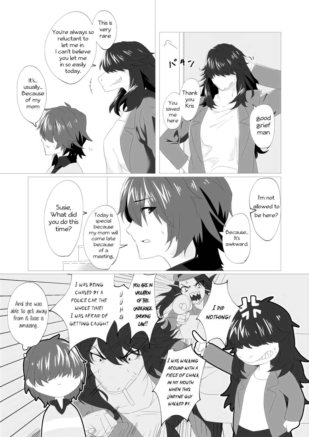 Page 6 Chapter Unknown_967e Deltarune - Emergency Lovers (Doujinshi)