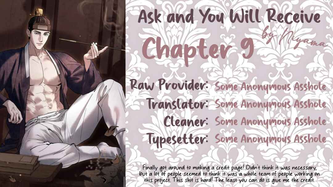 Page 1 Chapter 9 Ask and You Will Receive