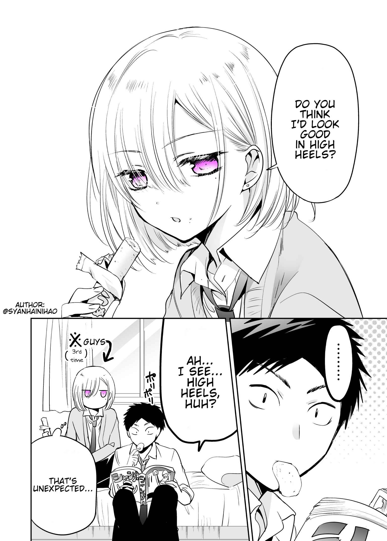 Page 1 Chapter 3 Tomodachi ga Skirt haite mitai tte Itte kita Ken