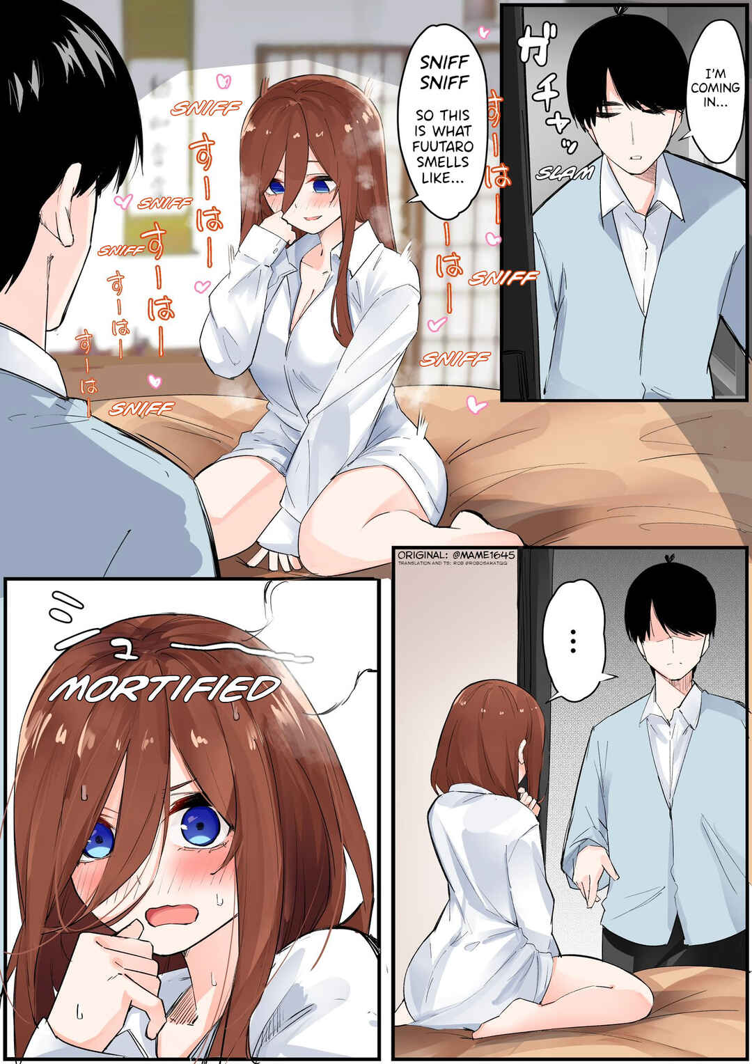 Page 1 Chapter Unknown_e122 5Toubun no Hanayome - His shirt (Doujinshi)