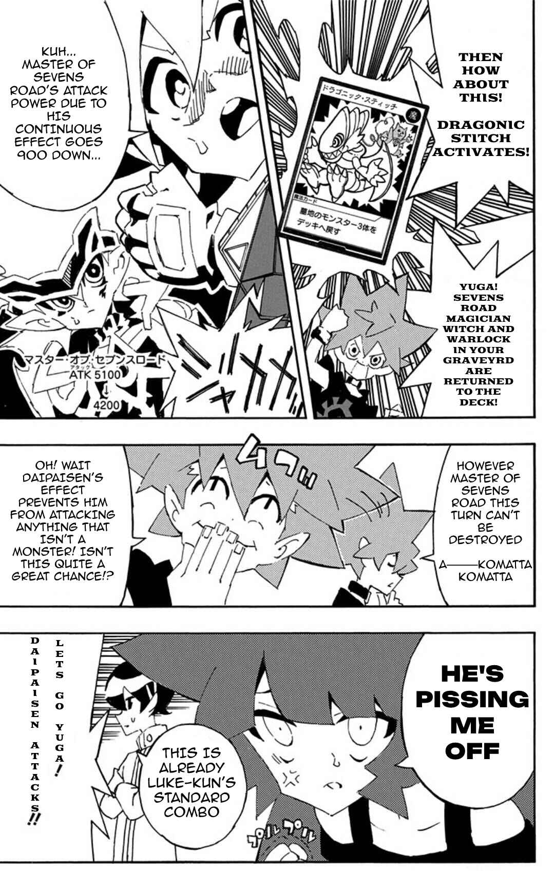 Page 13 Chapter 19 Yu-Gi-Oh! SEVENS Luke! Bakuretsu Hadou Den!!
