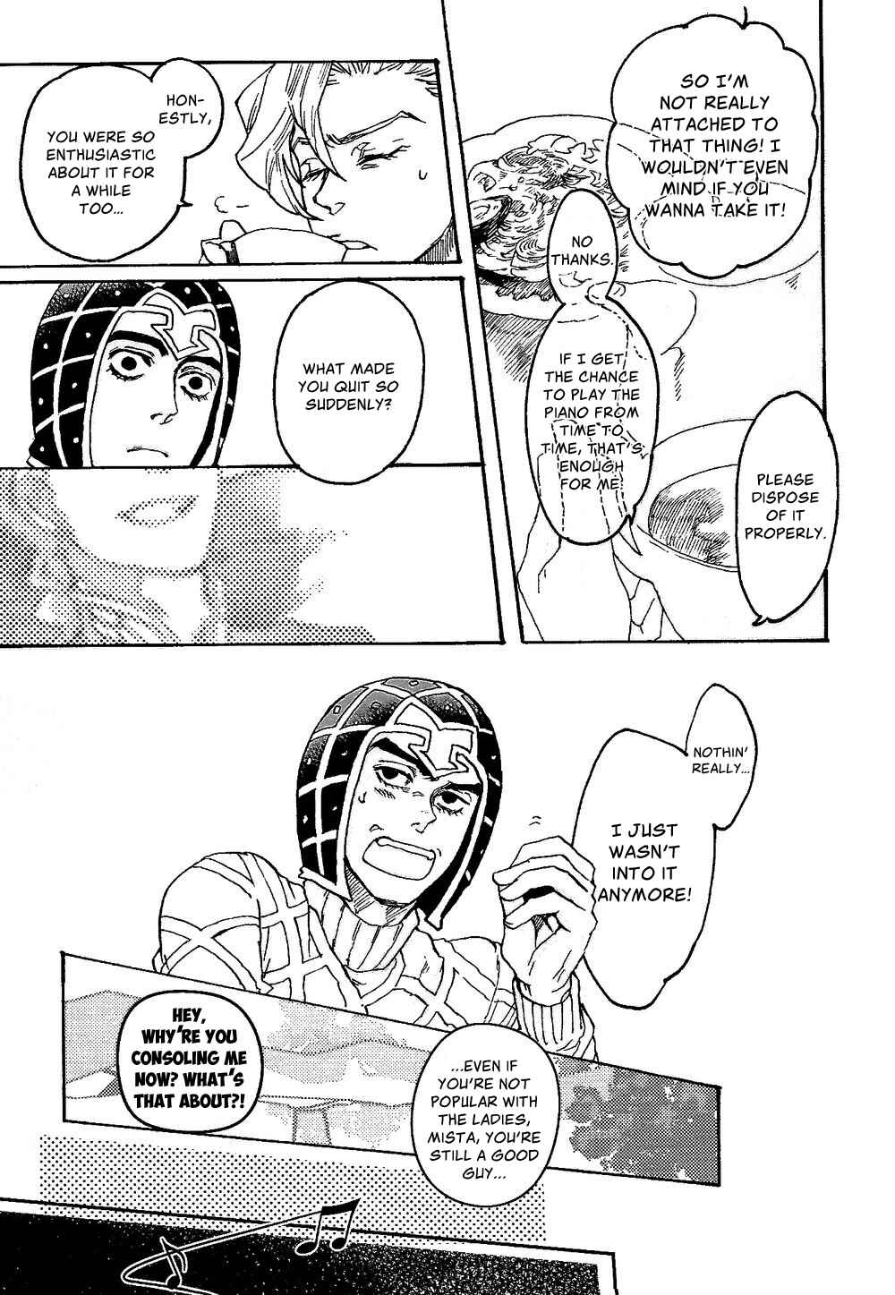 Page 20 Chapter Unknown_276f Jojos Bizarre Adventure - Kirakira Hoshi ga Naku Yoru ni (Doujinshi)