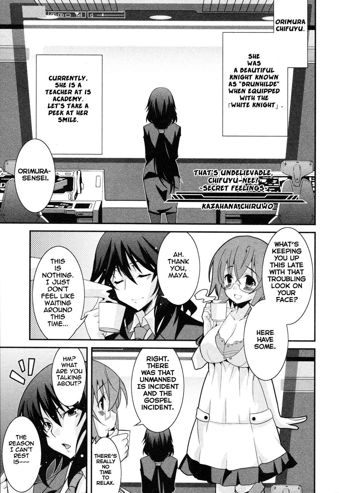 Page 1 Chapter 4 Infinite Stratos - Official Anthology Comic
