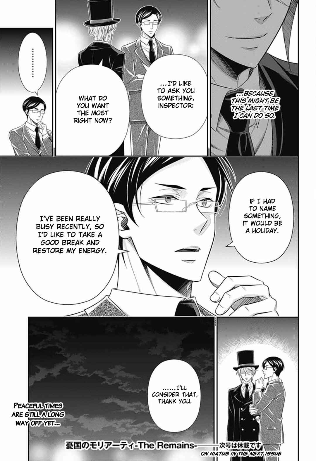 Page 35 Chapter 8 Yuukoku no Moriarty: The Remains
