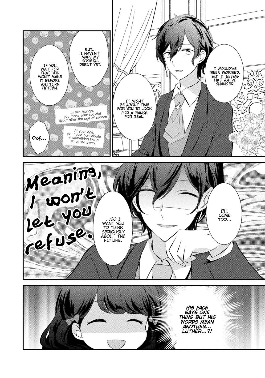 Page 13 Chapter 4 I Reincarnated as a White Pig Nobles Daughter from a Shoujo Manga