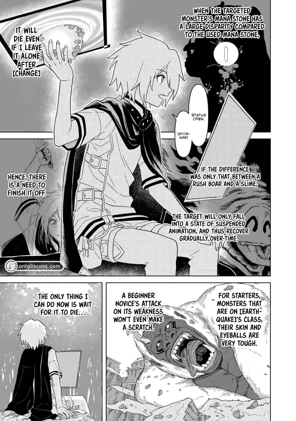 Page 14 Chapter 3 Mushoku no Saikyou Kenja ~Job ga Erarezu Tsuihou Saretaga, Game no Chishiki de Isekai Saikyou~