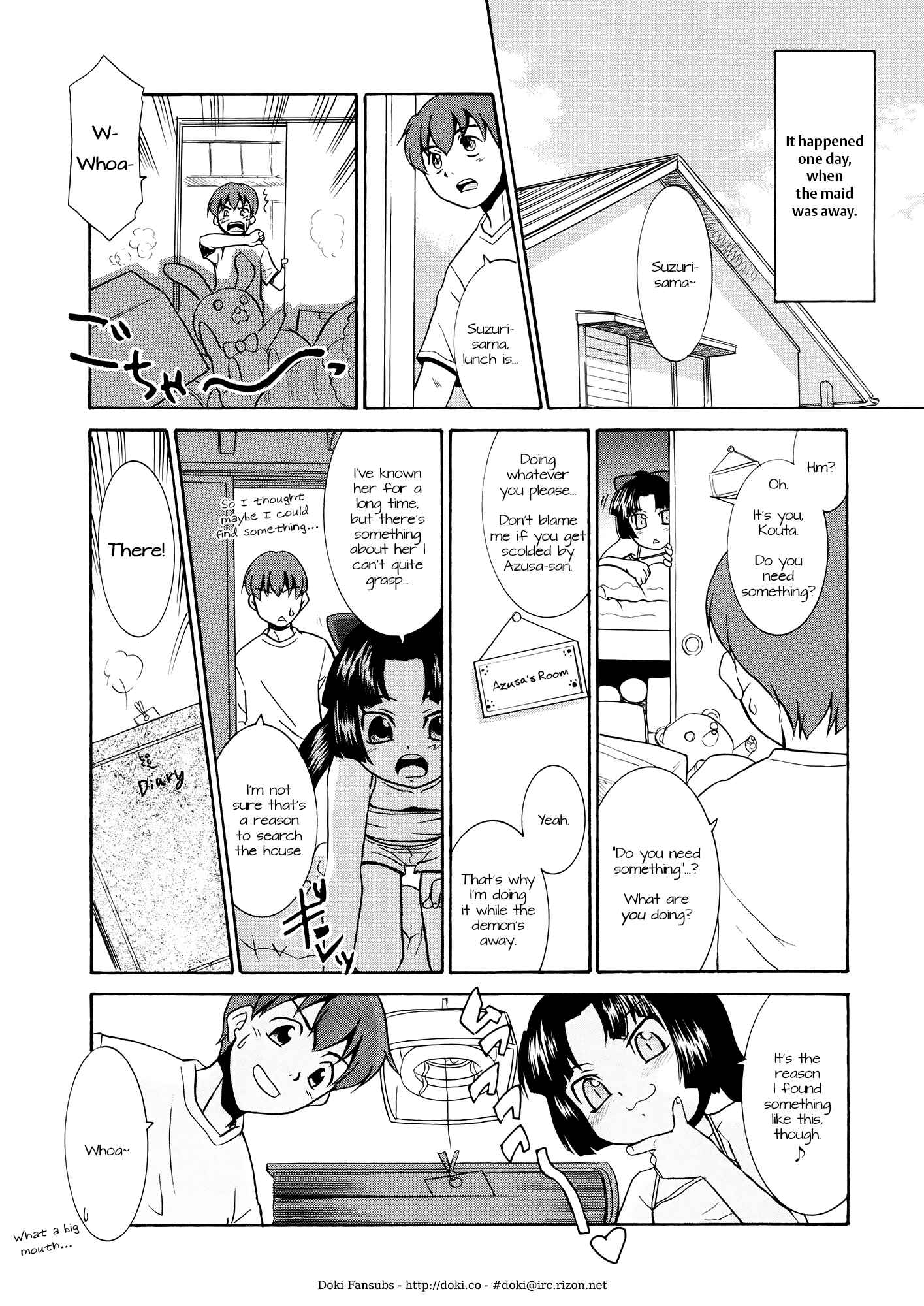 Page 1 Chapter 3 Aaaaah! The Present Master