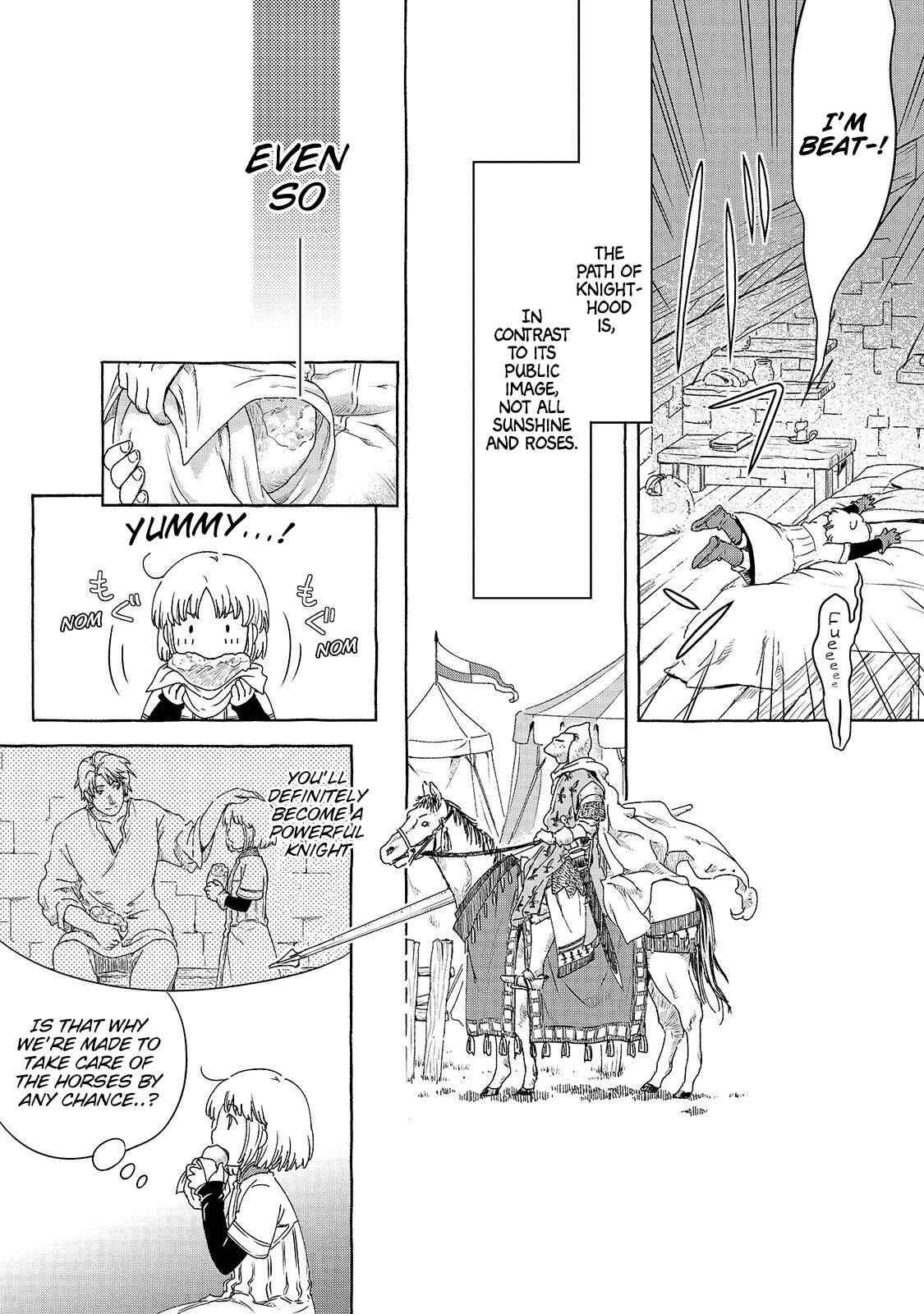 Page 15 Chapter 1 Kishi-tan wa Jouheki no Naka ni Hana Hiraku