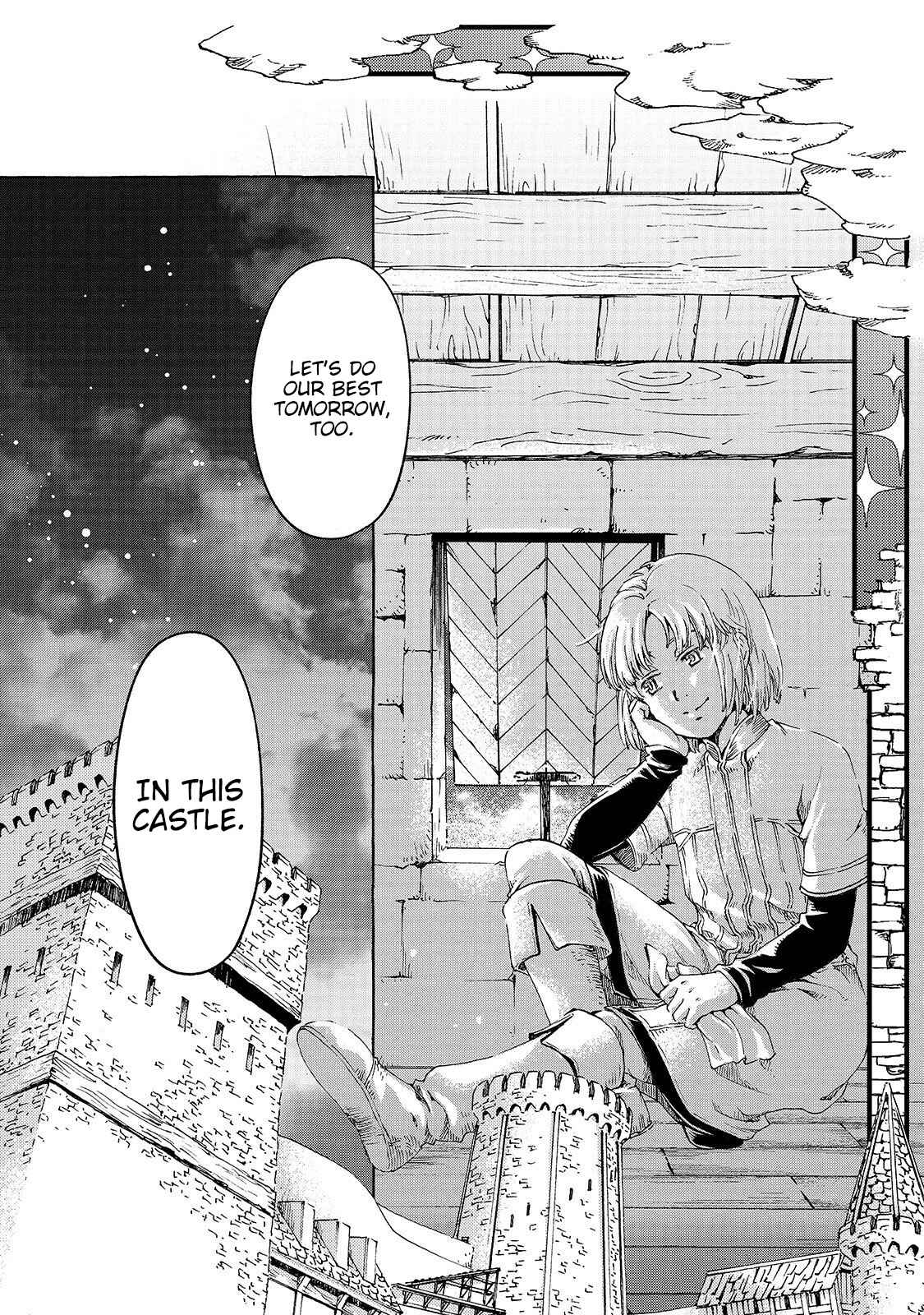 Page 16 Chapter 1 Kishi-tan wa Jouheki no Naka ni Hana Hiraku