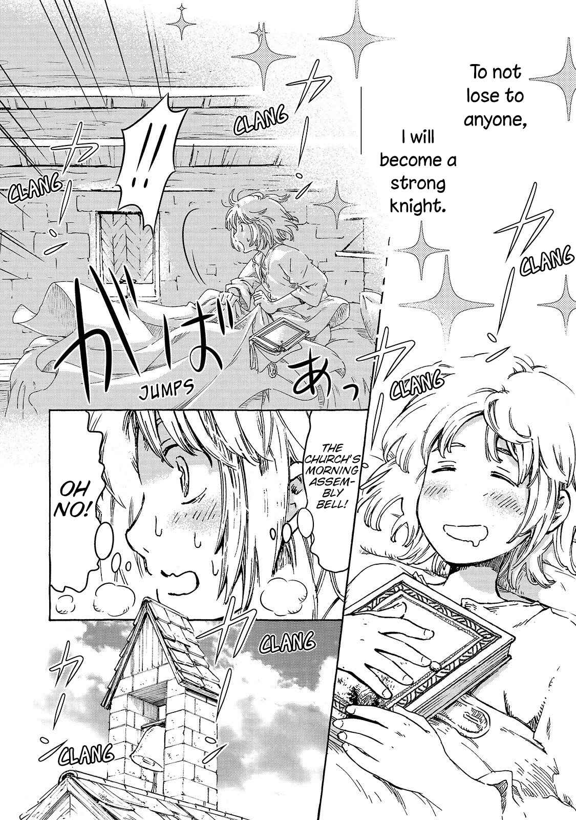 Page 2 Chapter 1 Kishi-tan wa Jouheki no Naka ni Hana Hiraku