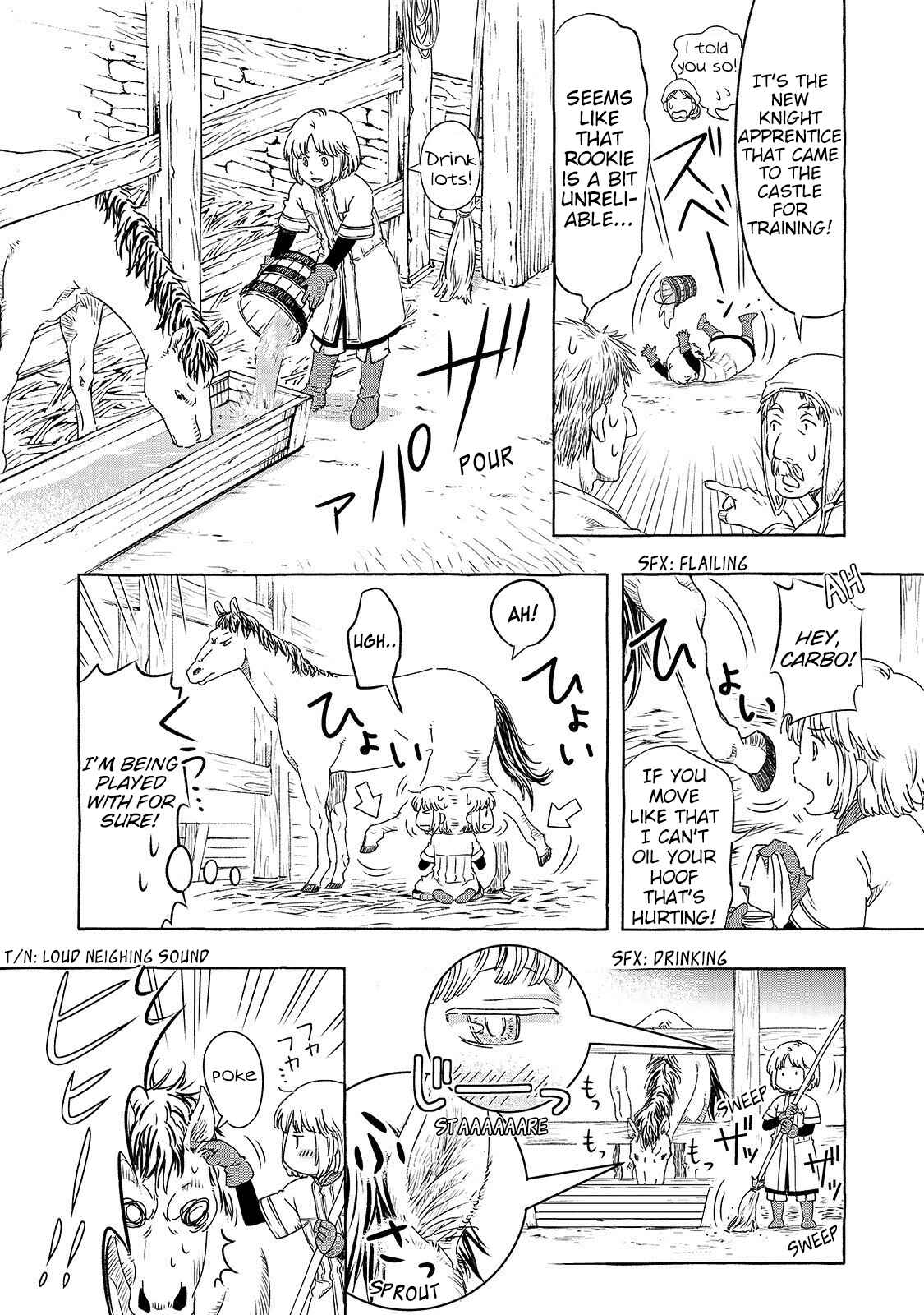 Page 5 Chapter 1 Kishi-tan wa Jouheki no Naka ni Hana Hiraku