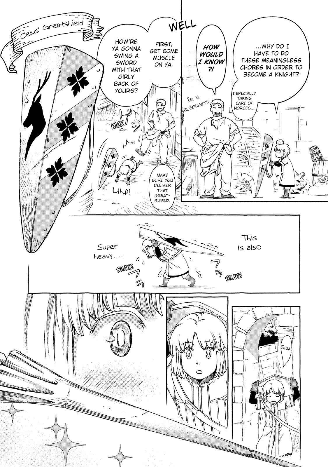 Page 8 Chapter 1 Kishi-tan wa Jouheki no Naka ni Hana Hiraku