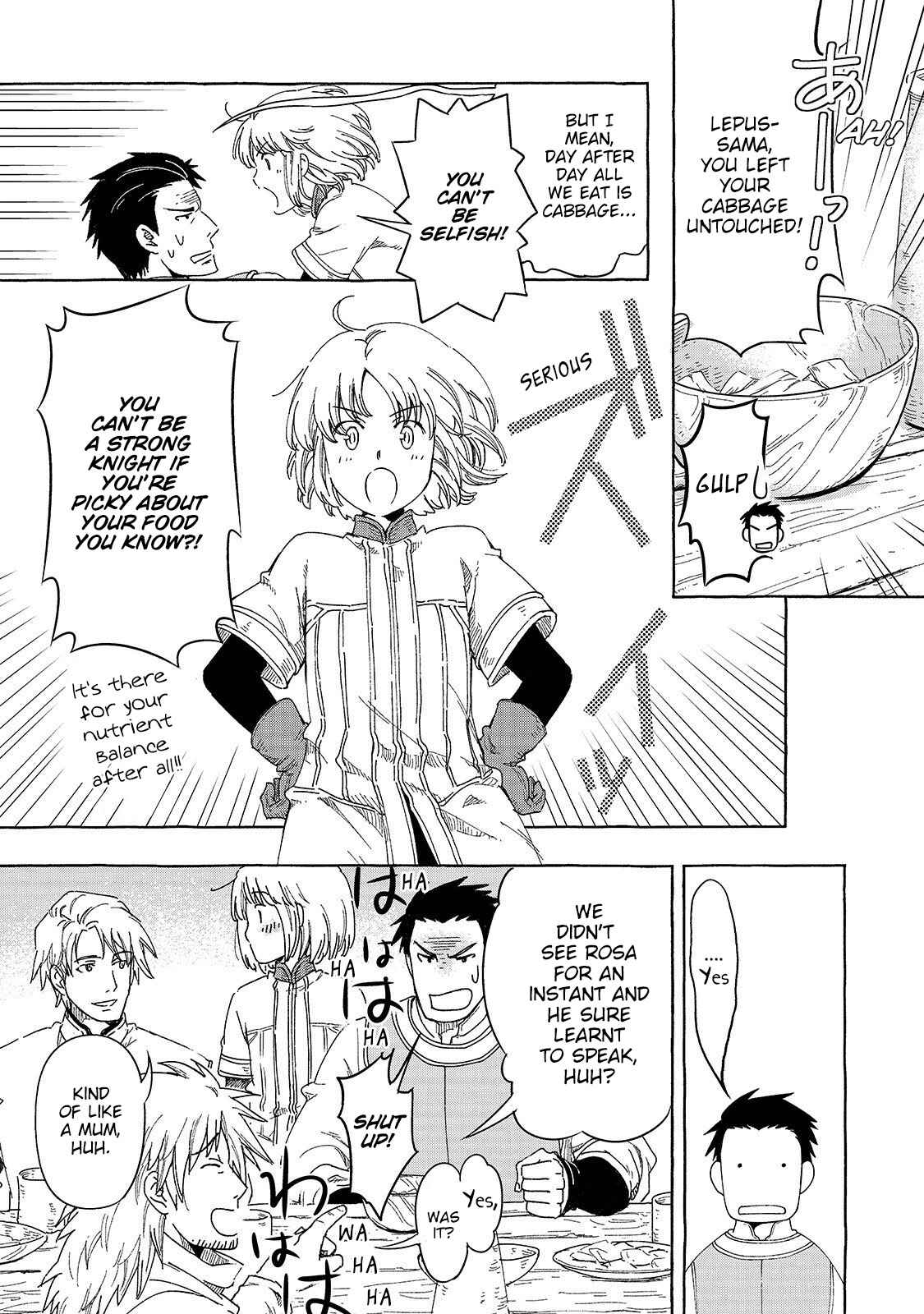 Page 11 Chapter 2 Kishi-tan wa Jouheki no Naka ni Hana Hiraku