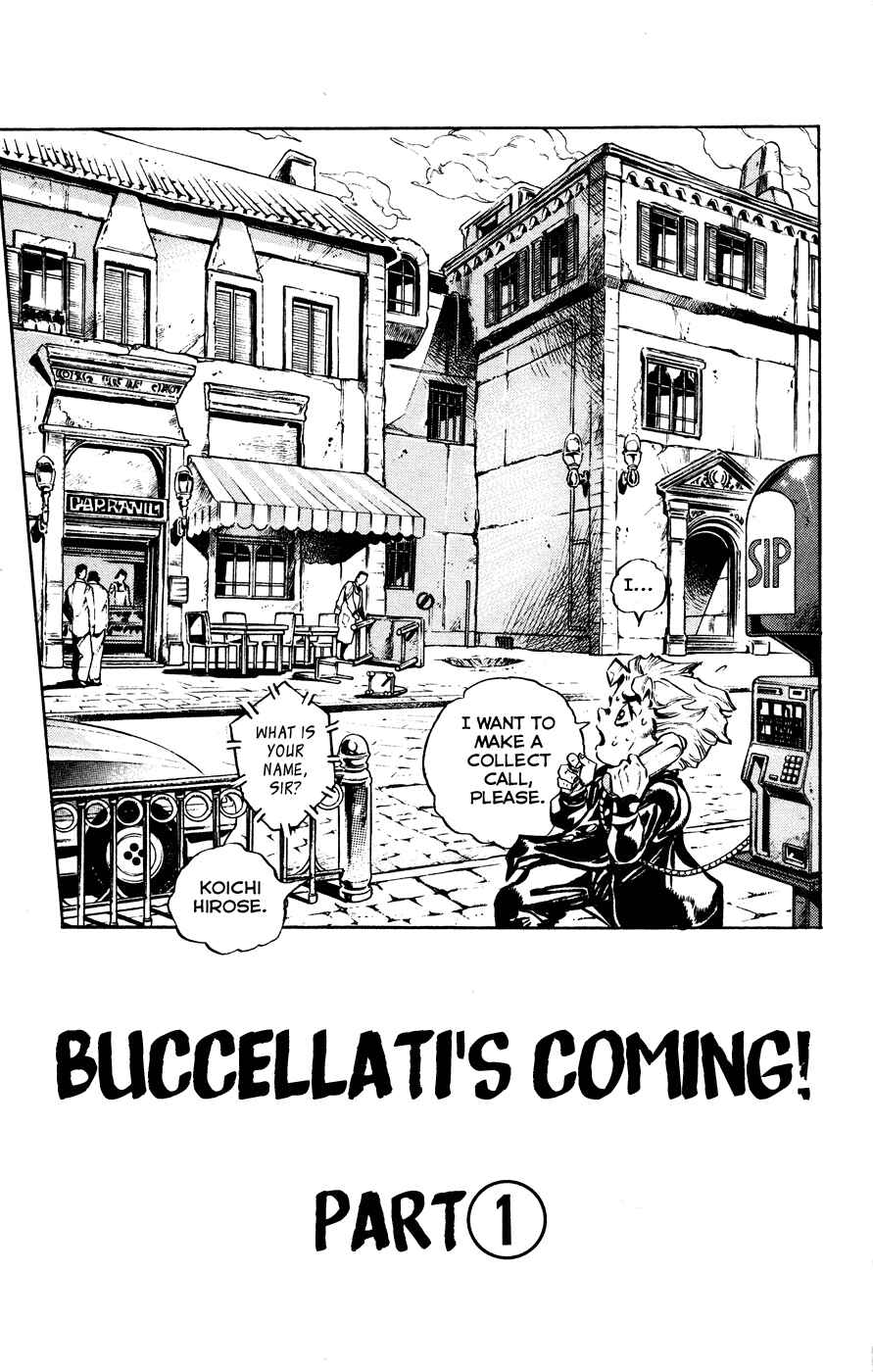 Page 1 Chapter 4 JoJos Bizarre Adventure Part 5 - Golden Wind