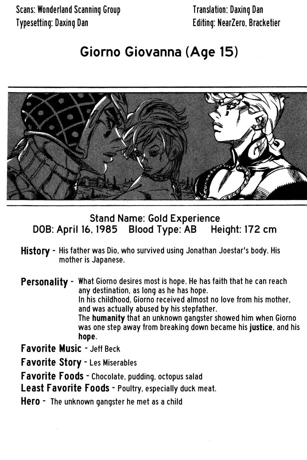 Page 1 Chapter 154 JoJos Bizarre Adventure Part 5 - Golden Wind