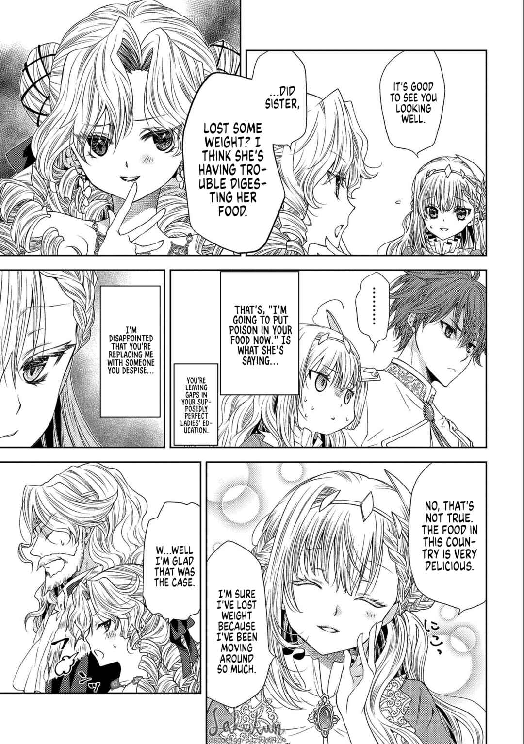Page 7 Chapter 6 Ikenie Daini Koujo no Konwaku ~Hitojichi no Himegimi, Tekikoku de Chi no Saien to shite Daikangei wo Ukeru~