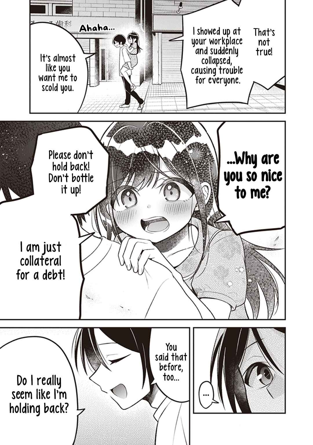 Page 13 Chapter 8 Yuujin ni 500 Yen Kashitara Shakkin no Kata ni Imouto wo Yokoshitekita no Dakeredo, Ore wa Ittai Dou Sureba Iin Darou