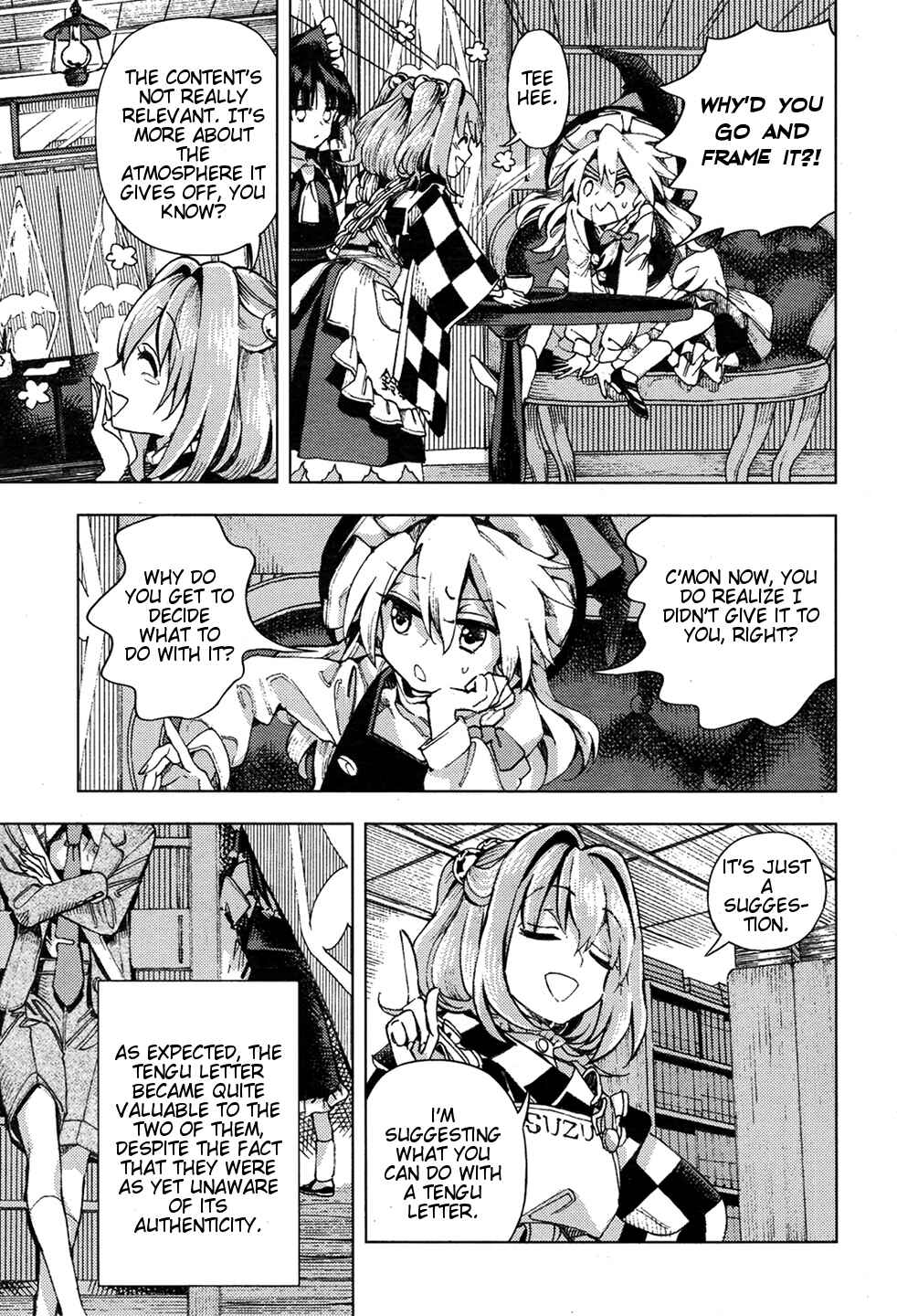 Page 19 Chapter 33 Touhou Suzunaan ~ Forbidden Scrollery.