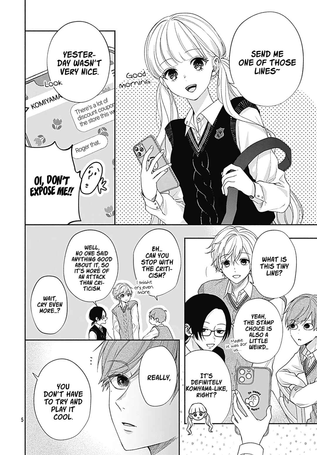 Page 5 Chapter 3 Komiyama ga Kirai da