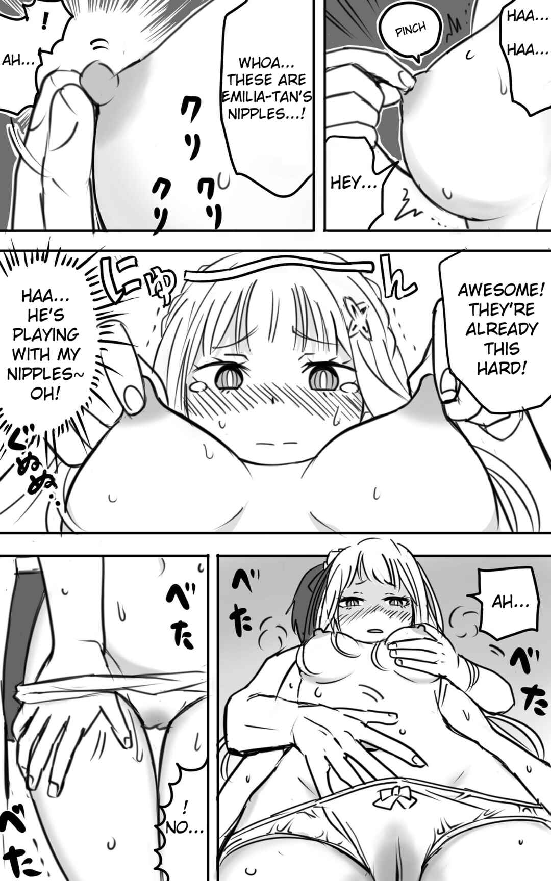 Page 12 Chapter Unknown_cf8f Re:Zero kara Hajimeru Isekai Seikatsu - Emilia-tan to Sugo-ku Sex (Doujinshi)