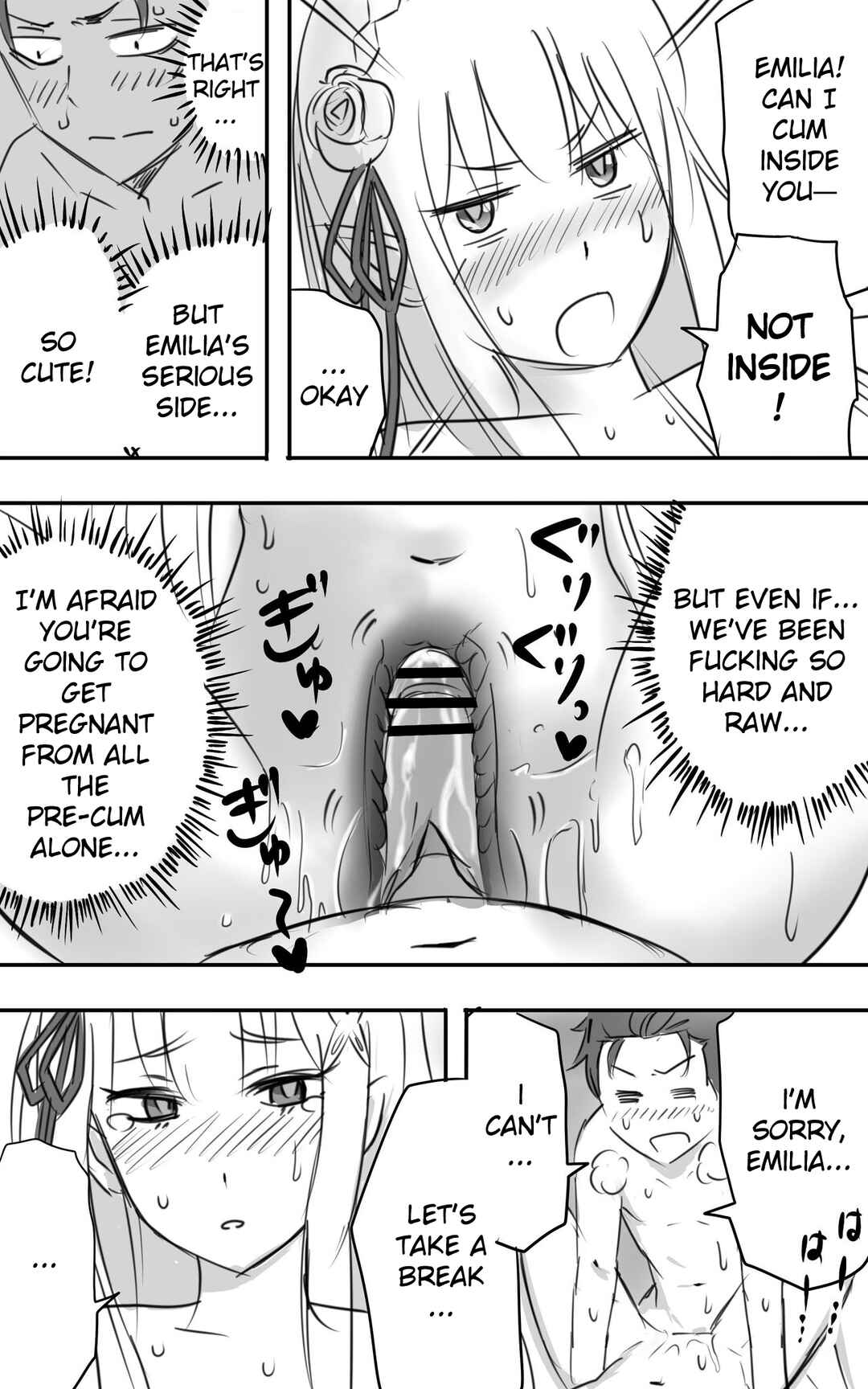 Page 49 Chapter Unknown_cf8f Re:Zero kara Hajimeru Isekai Seikatsu - Emilia-tan to Sugo-ku Sex (Doujinshi)