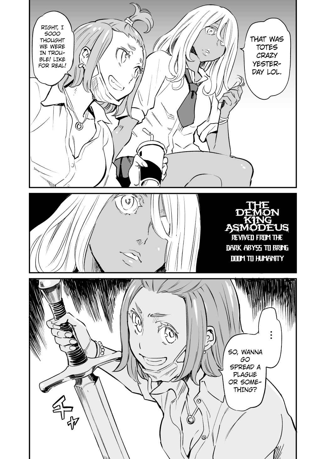 Page 1 Chapter Unknown_ca74 A Gyaru Manga in 3 Panels