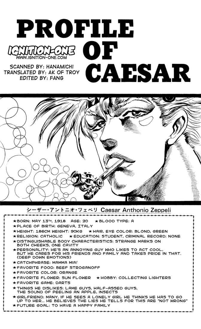 Page 1 Chapter 30 JoJos Bizarre Adventure Part 2 - Battle Tendency