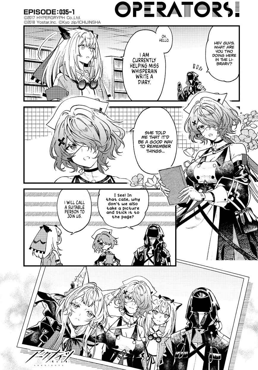 Page 1 Chapter 35 Arknights: OPERATORS!