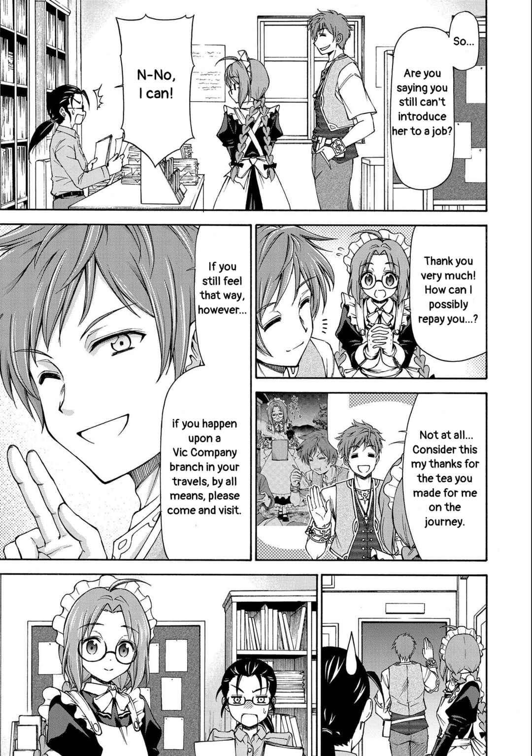 Page 23 Chapter 3 Maid nara Touzen desu. ~Nureginu wo Kiserareta Bannou Maid-san wa Tabi ni Deru Koto ni shimashita.~
