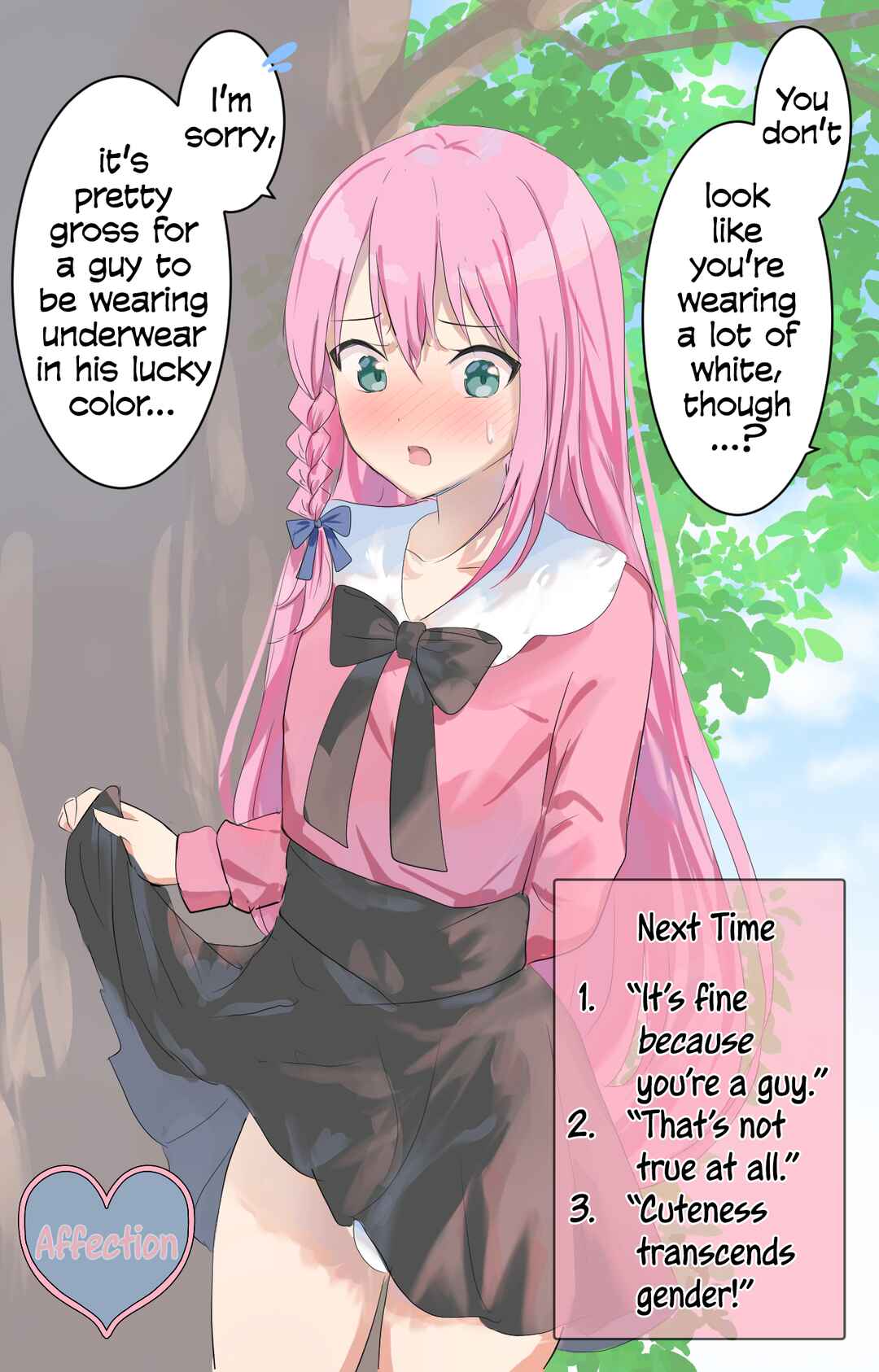 Page 1 Chapter 5 A Trap Whose Affection Points Go Up Based on Your Choices