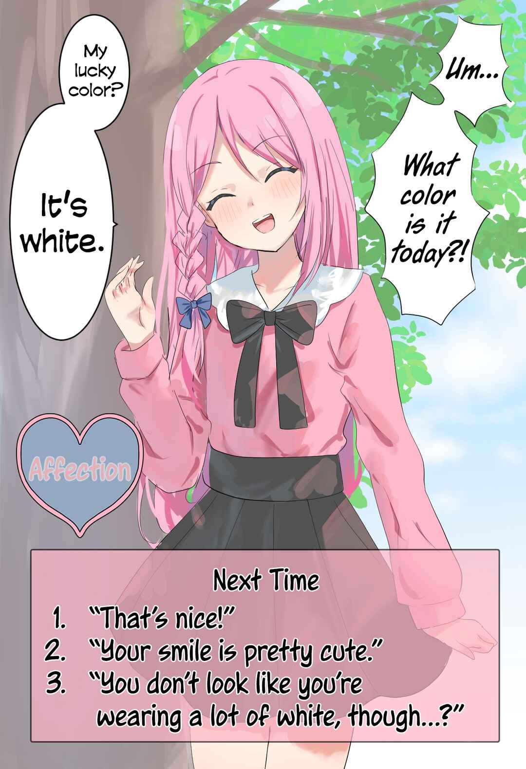 Page 1 Chapter 4 A Trap Whose Affection Points Go Up Based on Your Choices