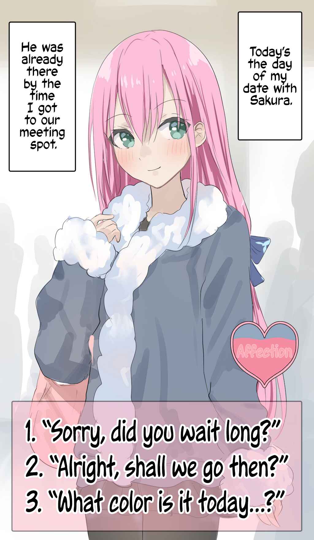 Page 1 Chapter 36 A Trap Whose Affection Points Go Up Based on Your Choices