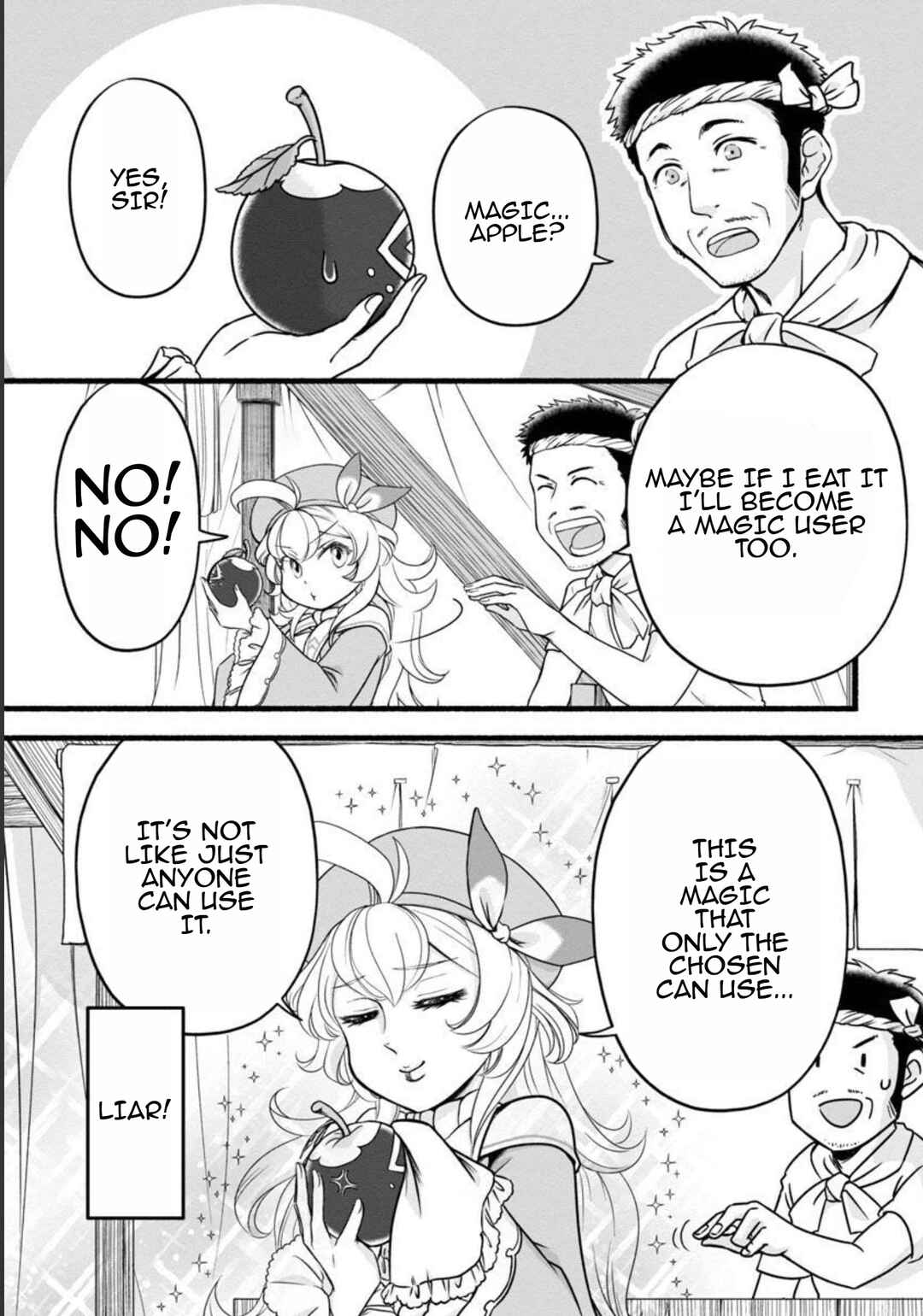 Page 9 Chapter 6 Ringo Tensei: Kindan no Kajitsu wa Kyou mo Korokoro to Musou suru