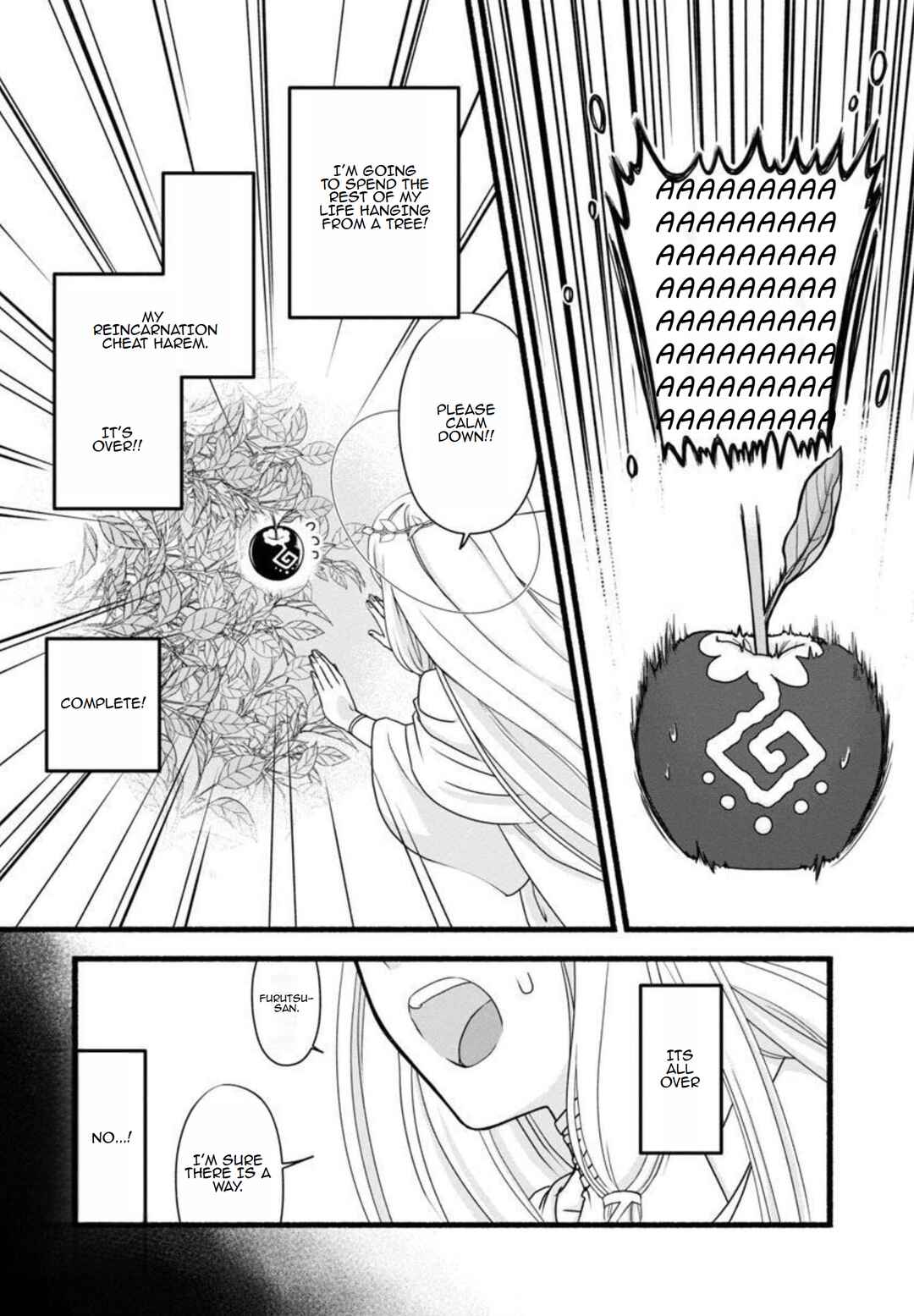 Page 9 Chapter 2 Ringo Tensei: Kindan no Kajitsu wa Kyou mo Korokoro to Musou suru