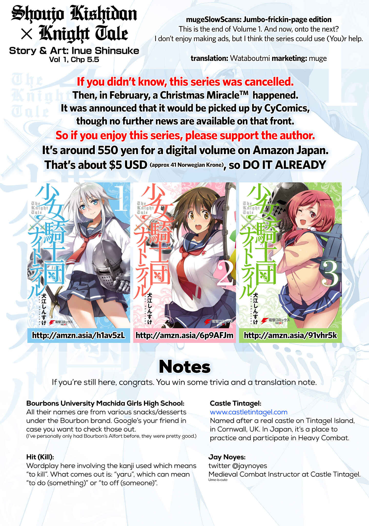 Page 10 Chapter 5.5 Shoujo Kishidan × Knight Tale