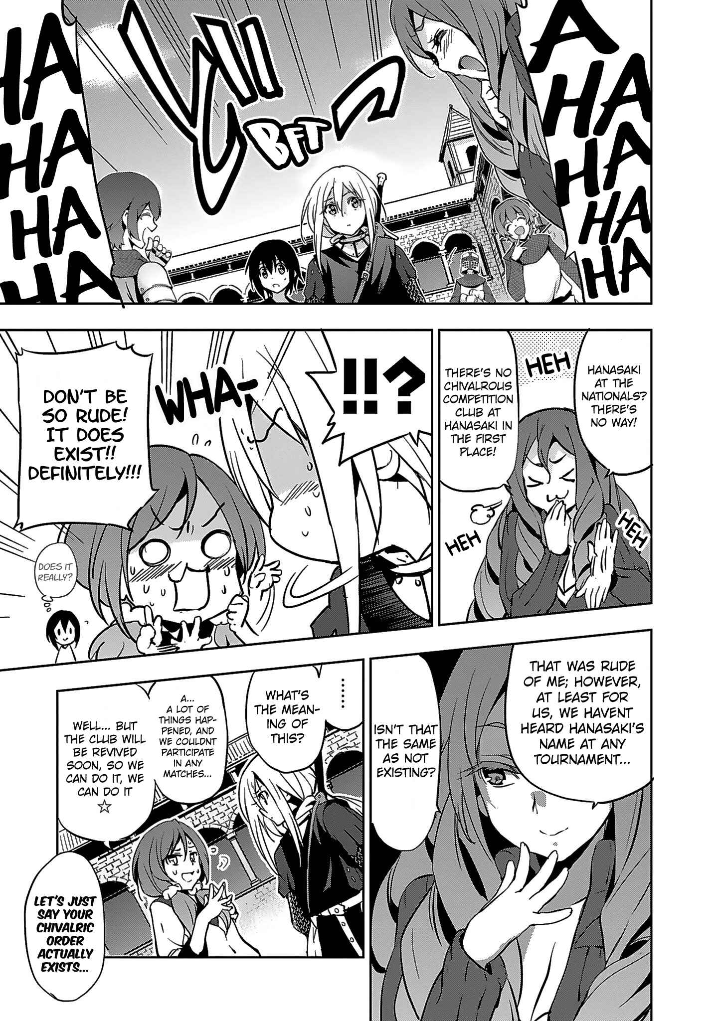 Page 13 Chapter 3 Shoujo Kishidan × Knight Tale