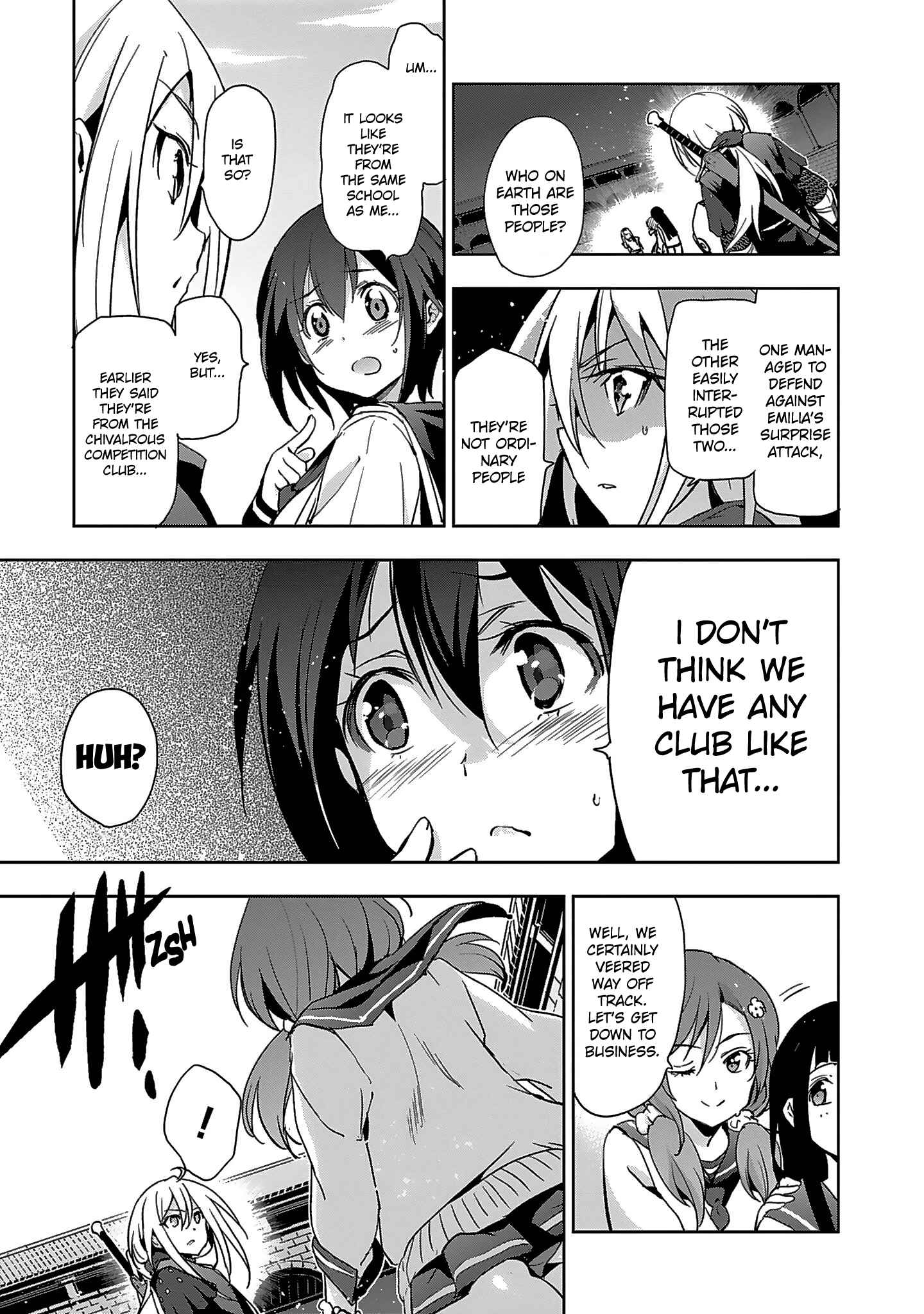 Page 9 Chapter 3 Shoujo Kishidan × Knight Tale