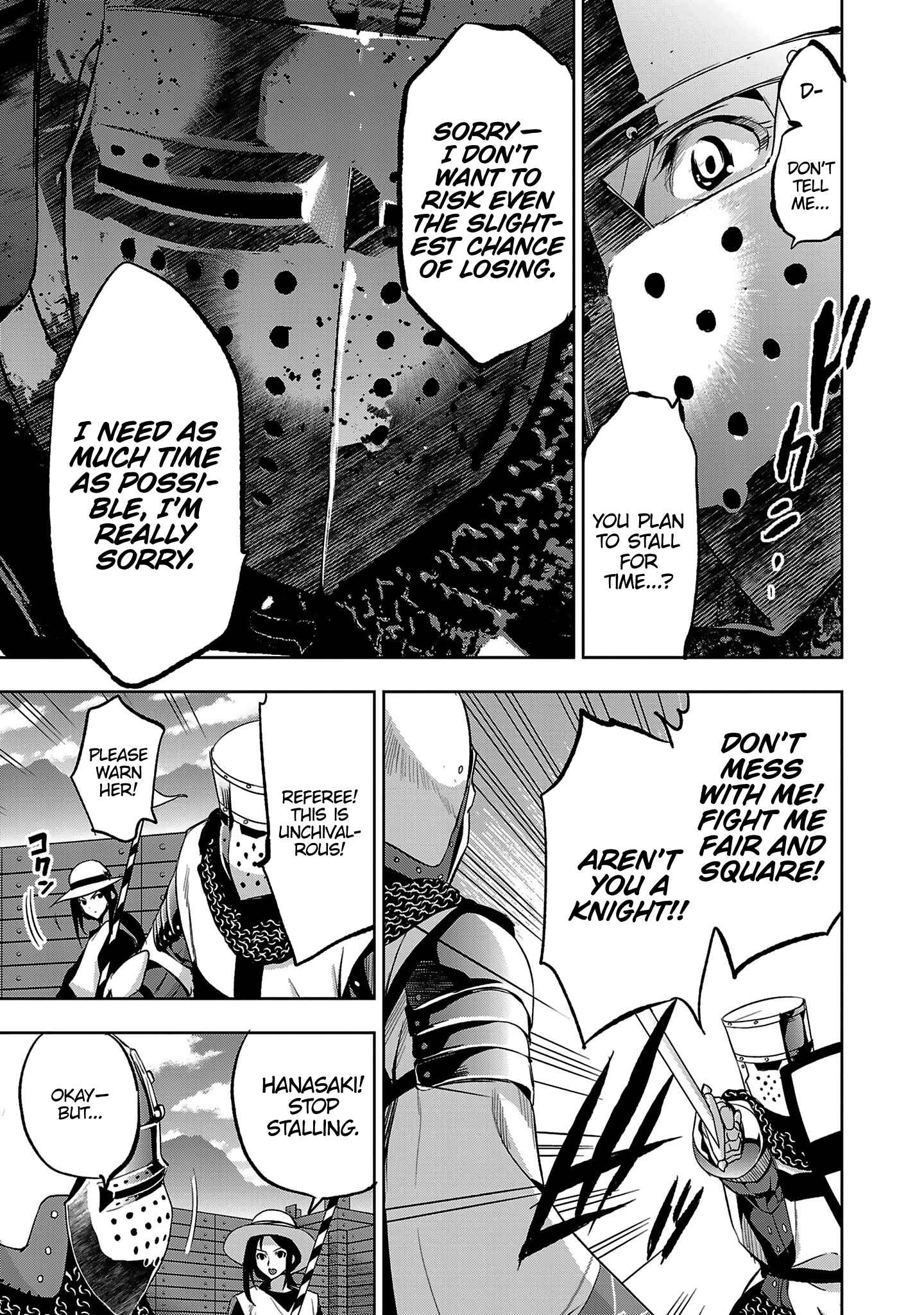 Page 17 Chapter 15 Shoujo Kishidan × Knight Tale