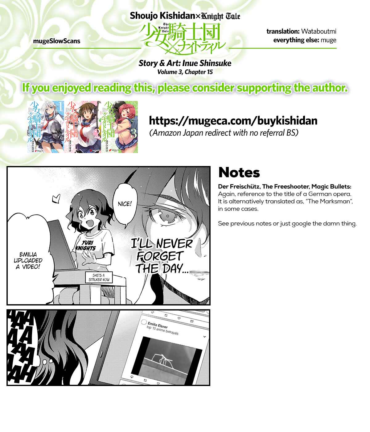 Page 21 Chapter 15 Shoujo Kishidan × Knight Tale